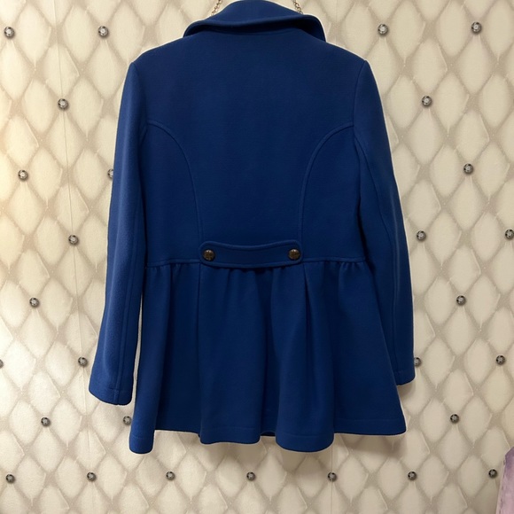 RARE Cobalt Blue Karen Walker Coat - Picture 3 of 5
